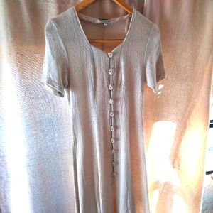 $15 ! Amazing vintage rare long button up dress
